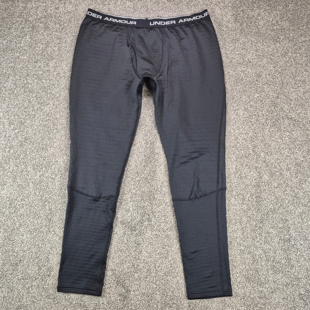 Under Armour ColdGear Base 4.0 Leggings Mens 2XL Black Thermal Pants